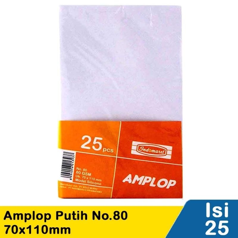 

Indomaret Amplop Visit Polos No.80 (25'S)