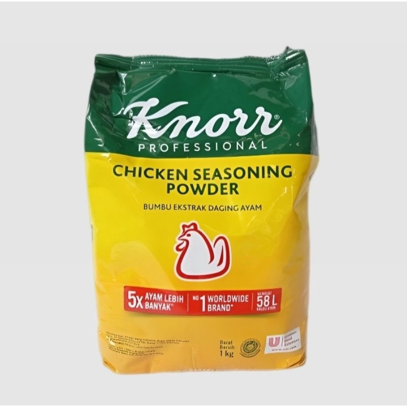 

12.12 Fasion sale Knorr Chicken Seasoning Powder 1kg Bumbu Kaldu Ayam 1 kg Refill Stock buruan