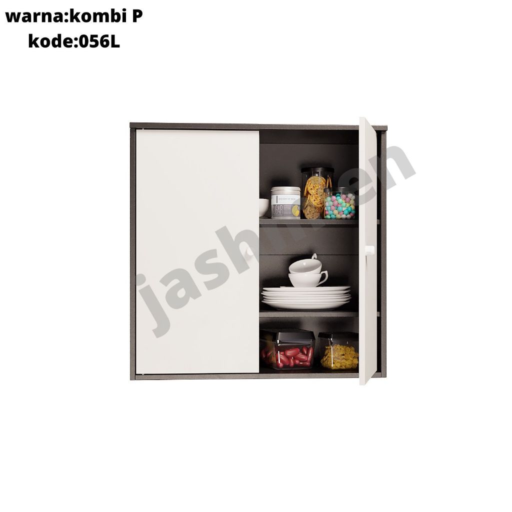 KITCHEN SET ATAS MINIMALIS LEMARI GANTUNG DAPUR RAK DAPUR KITCHEN SET ATAS LEMARI DAPUR MURAH KICENS