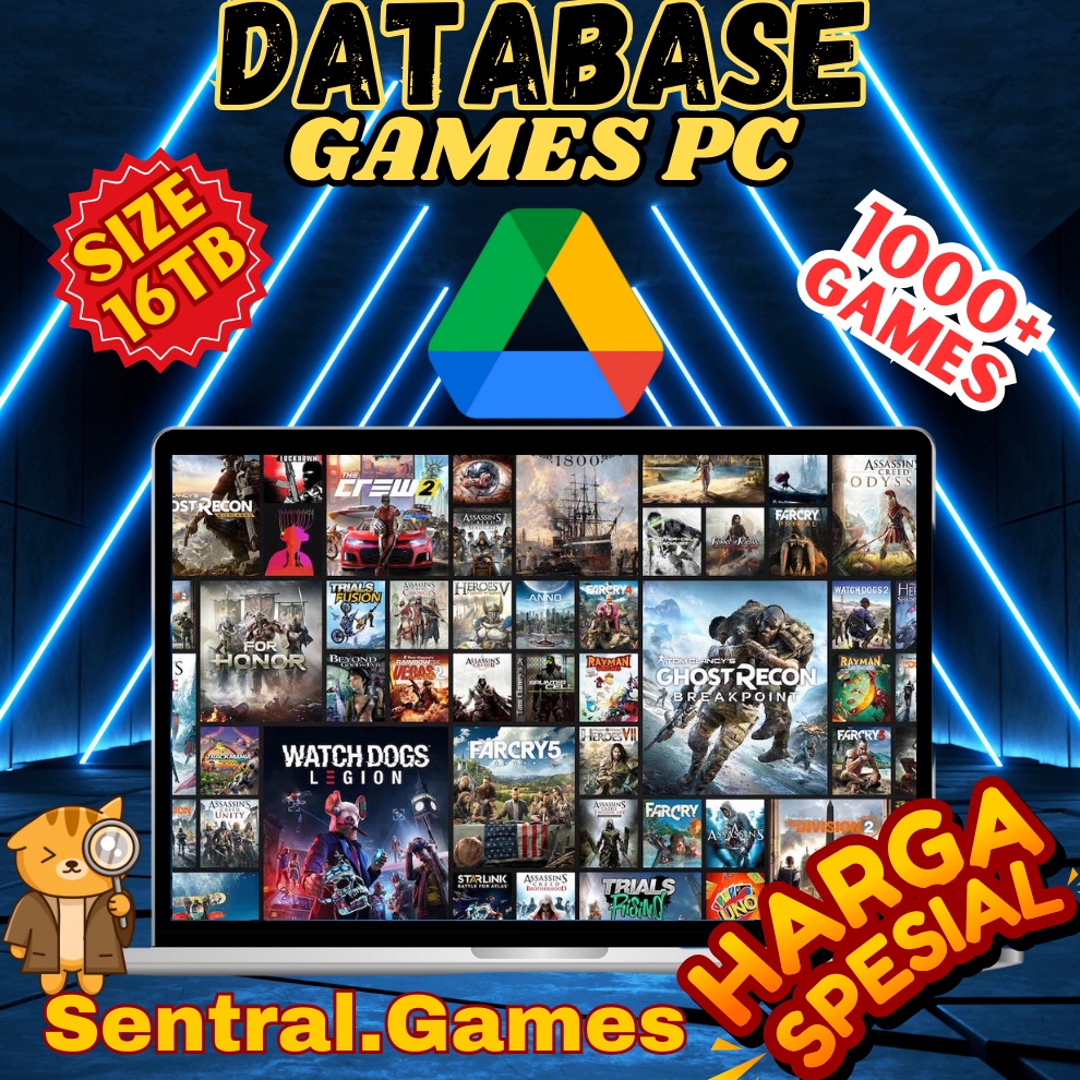 ✨12.12✨ DATABASE GAME PC 16 TB - Akses Selamanya - Game PC 