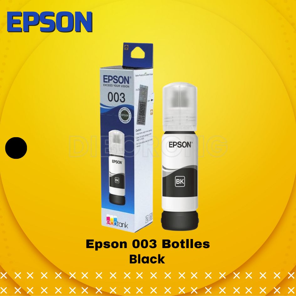 Tinta Printer Epson 003 Black Ink Original Epson 003 Hitam