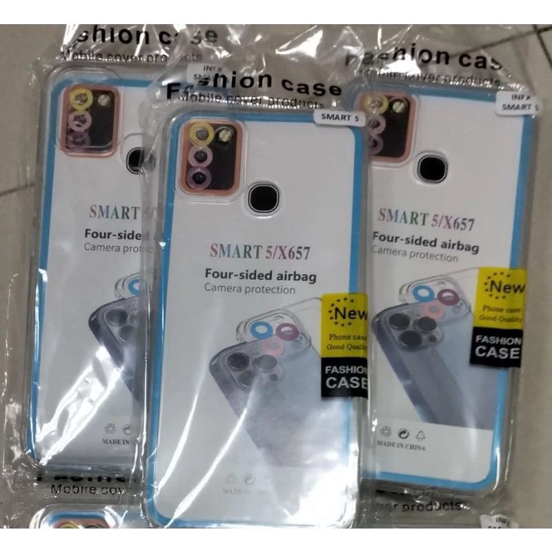 SILIKON BENING TRANSFARAN INFINIX SMART 5 CASE BENING PELINDUNG CAMERA