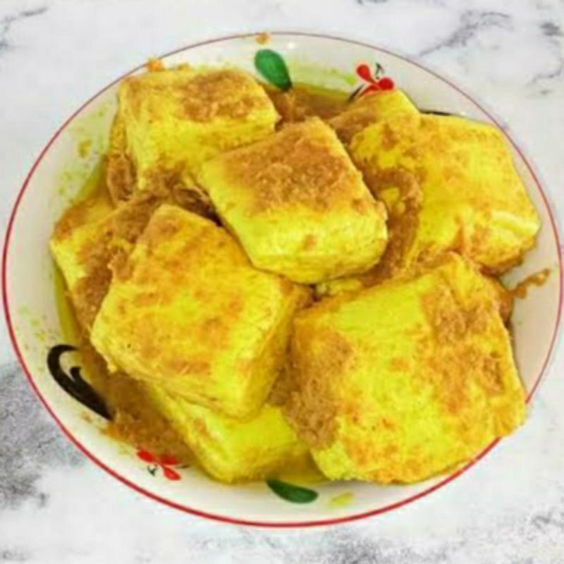 

Tahu Ungkep Bumbu Kuning Siap Goreng | Tahu Keju