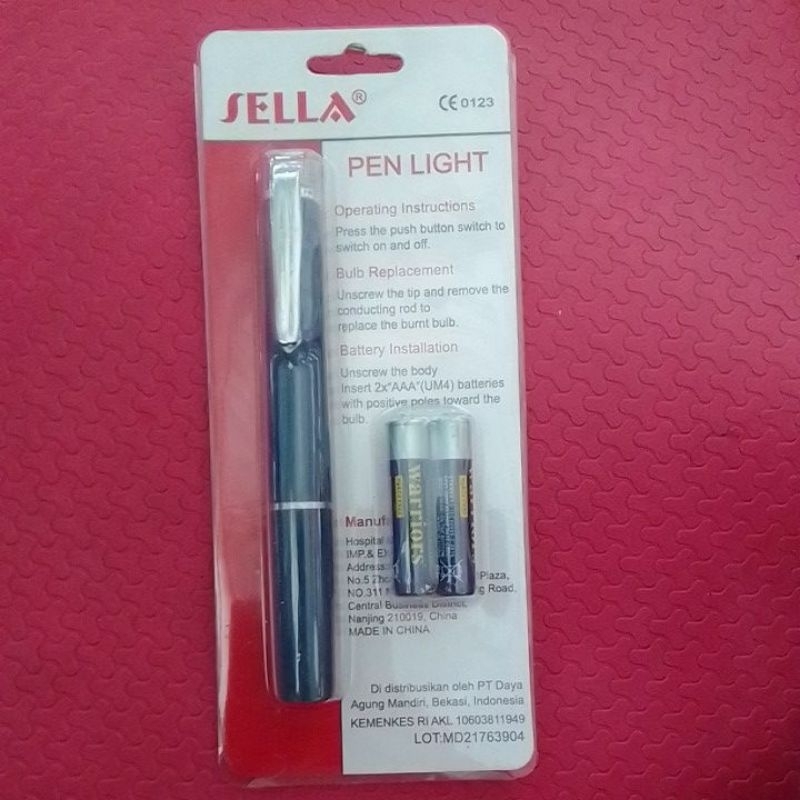 

pen light sella