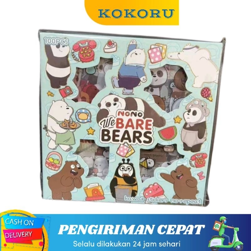 

[READY]✅Stiker Bears Beruang Nano isi 100 Lembar
