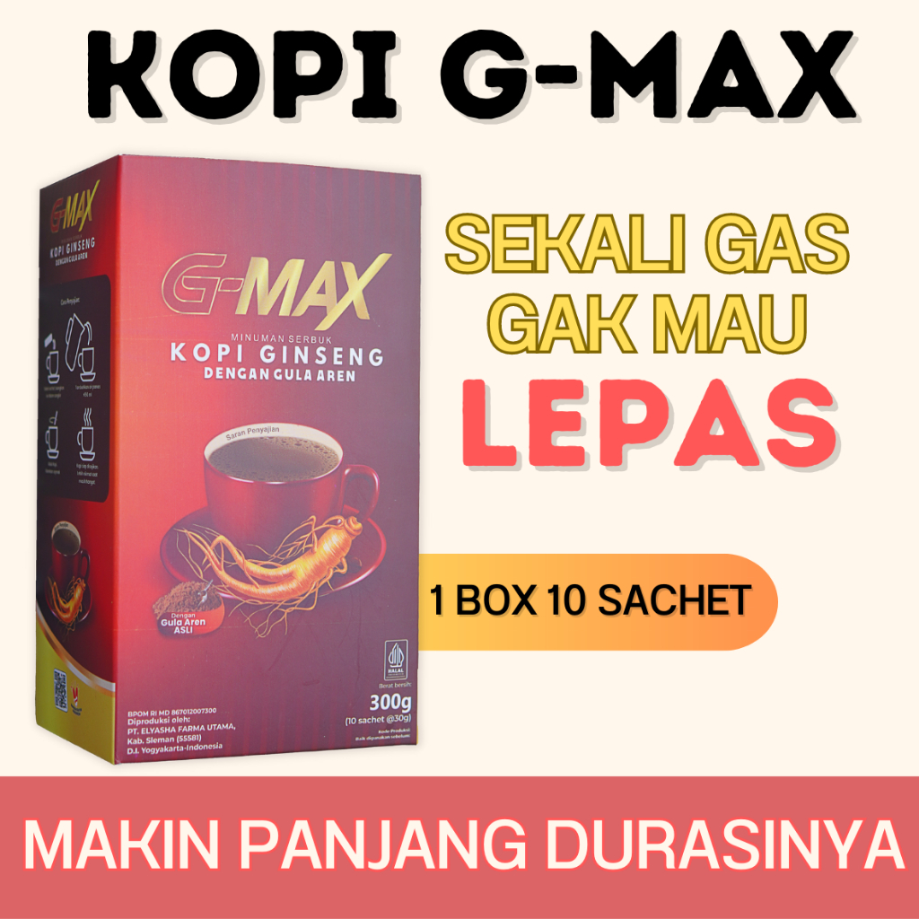 

KOPI GMAX STAMINA BERCINTA