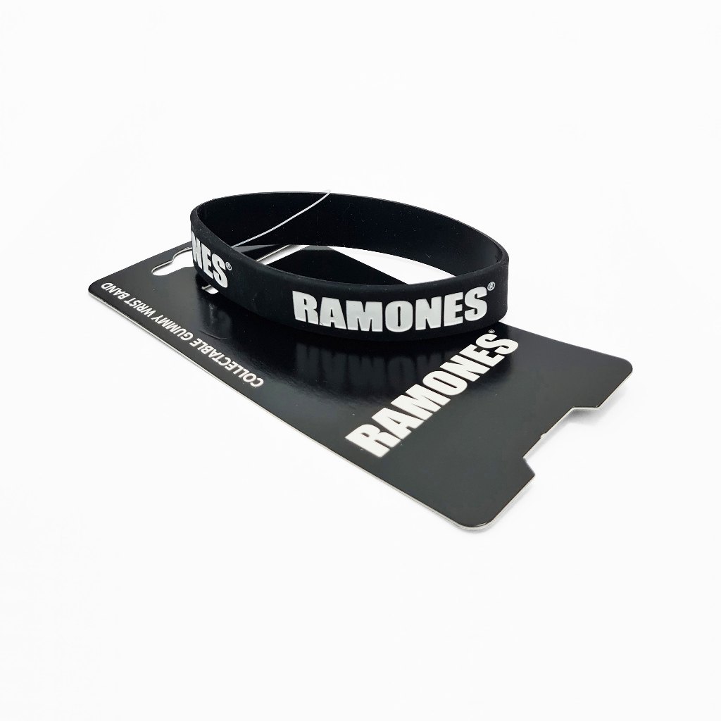 Official Ramones - Logo Gummy Wristband