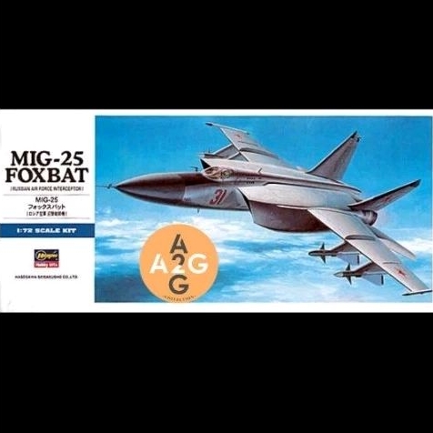 Model kit Hasegawa 1/72 MIG-25 Foxbat
