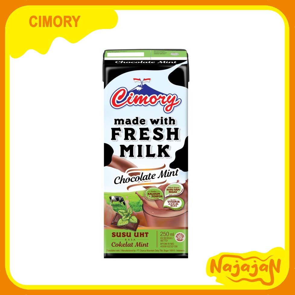 

Cimory UHT Cokelat Mint 250ml Lezat enak Fresh