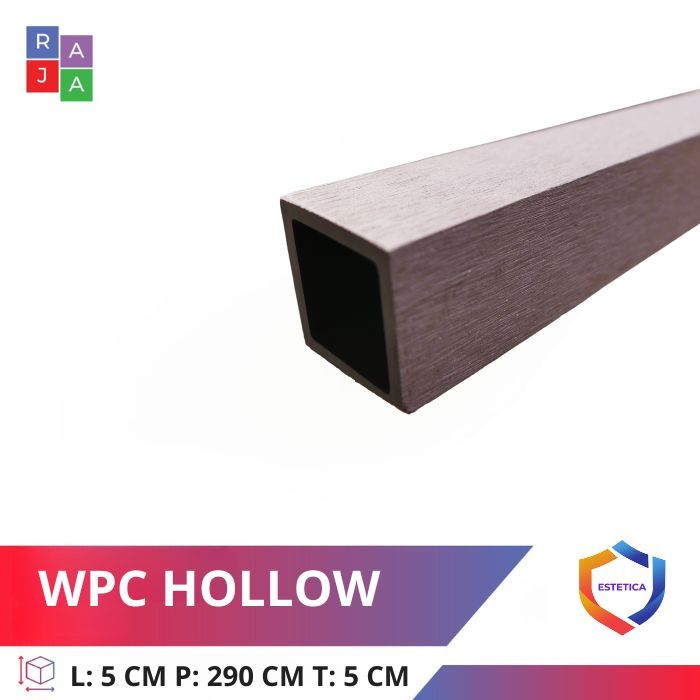 Wpc hollow tube kisi-kisi partisi /Partisi WPC/Kisi Kisi WPC / Sekat dinding WPC untuk Outdoor