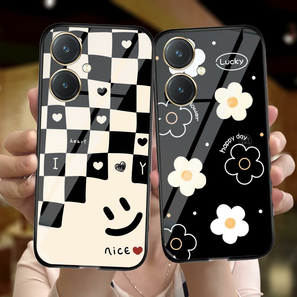 Case Kaca VIVO Y27 - Kesing Hp VIVO Y27 - Case Kaca Kilau VIVO Y27 - Case VIVO Y27 (GC90)