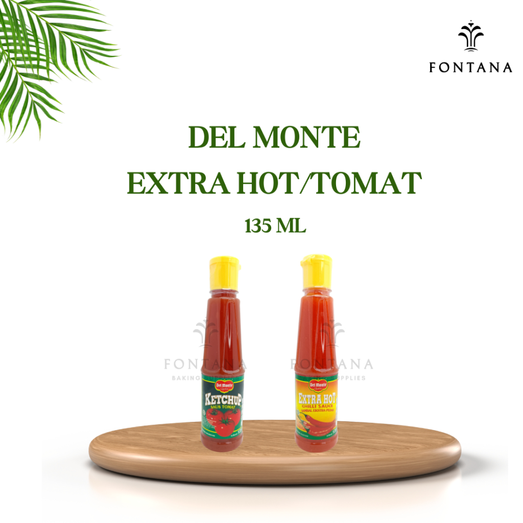 

DEL MONTE SAUS EXTRA HOT / TOMAT KETCHUP 135 ML