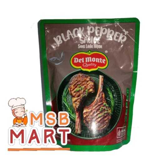 

DELMONTE BLACK PEPPER SAUCE 250 GR/ DELMONTE SAUS LADA HITAM