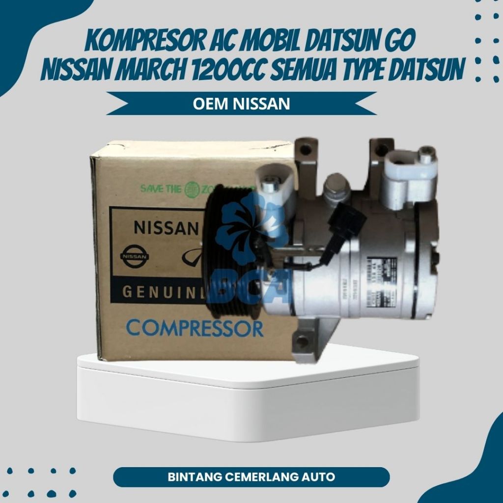 COMPRESSOR KOMPRESOR AC Mobil Datsun Go Semua Type Datsun OEM NISSAN
