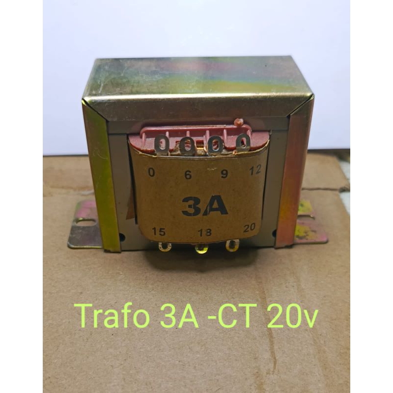 Trafo 3A Ampere  CT-CT 20V