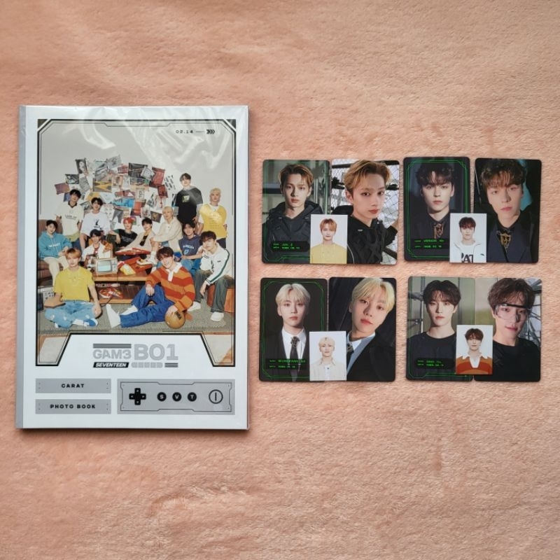 Seventeen Membership Kit GAM3 BO1 Game Boi Photobook Jun Seungkwan Vernon Dino