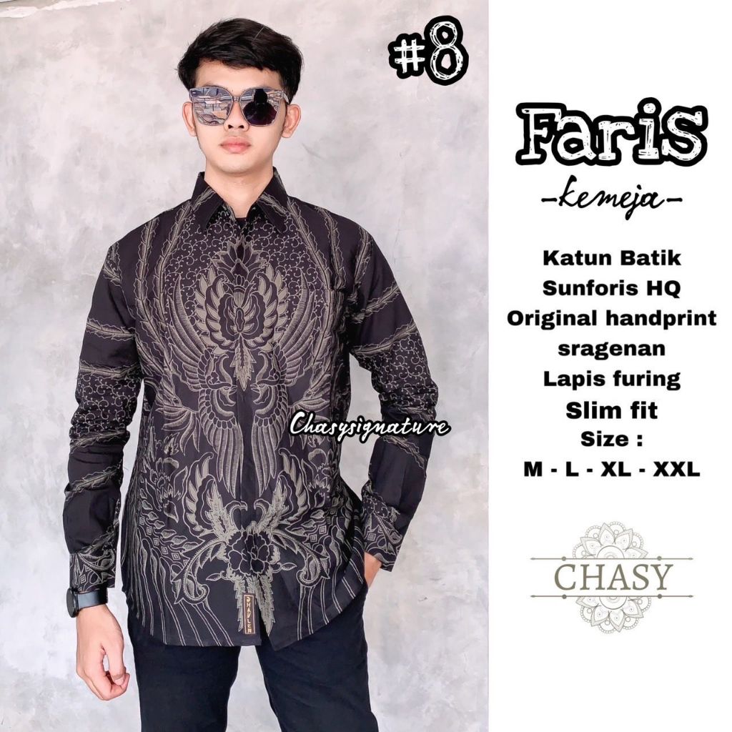 Kemeja Batik Solo  by Butik Batik Solo bahan katun kode KEMEJA BATIK LENGAN PANJANG FARIS