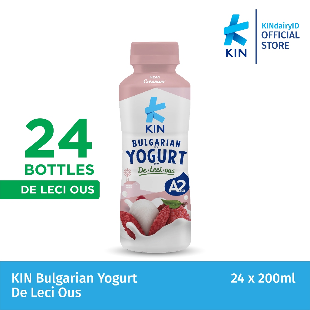 

KIN Bulgarian Yogurt Lychee 24x200ml