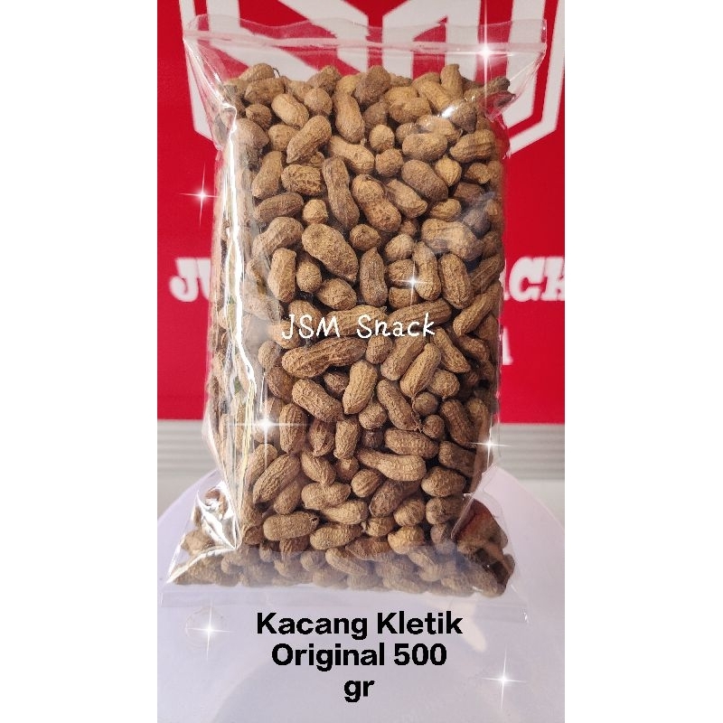 

Kacang Kletik /kacang goreng/ kacang kering Original berat 500 gr