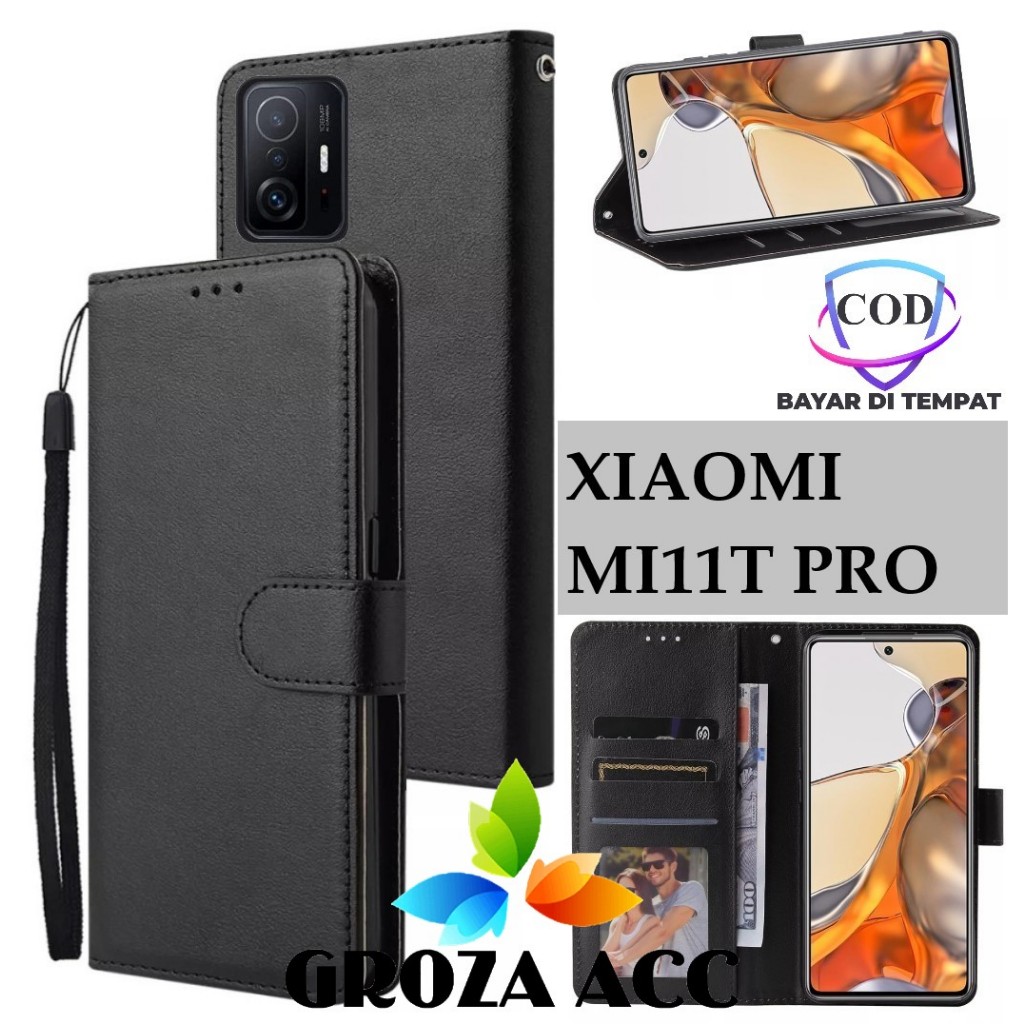 Flip Case XIAOMI MI 11T PRO Case Wallet Kulit Casing Dompet Case Wallet Leather Flip Case XIAOMI MI 