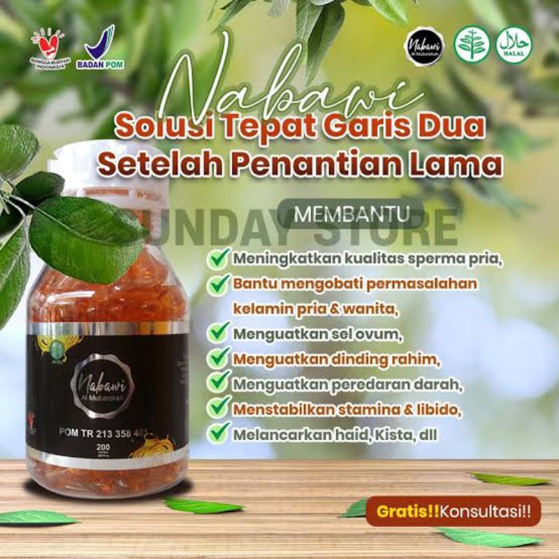 Nabawi oil herbal promil