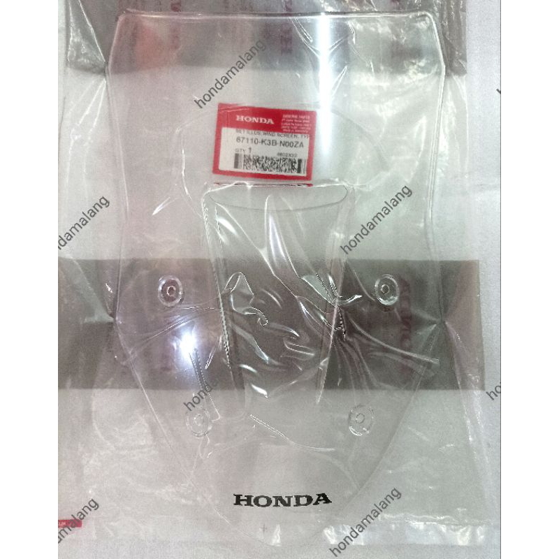Set Illust Wind Screen Visor CB150X Ori Honda 67110K3BN00ZA