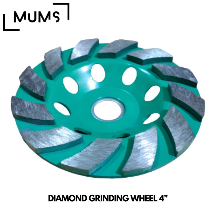 DIAMOND CUP WHEEL 4" MUMS /KERAMIK GRANIT/MATA GERINDA POLES BETON GRANIT/DIAMOND CUP WHEEL 4" / MAT