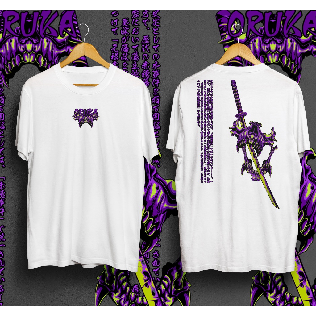 Baju Kaos Distro Tshirt Jepang Boneka Pria Wanita Keren Lengan Pendek Genroku Ako Jiken Terbaru Moti