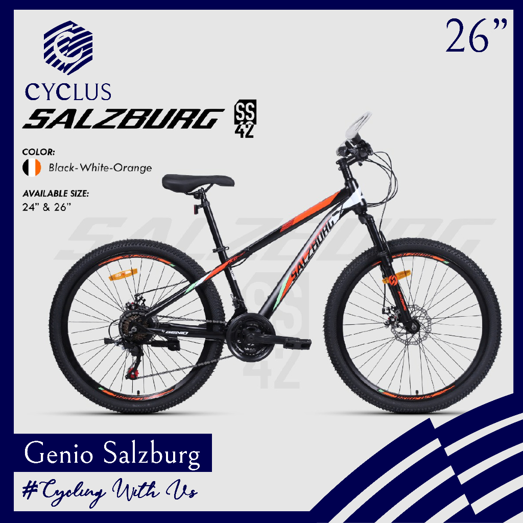 Sepeda Gunung Genio Salzburg SS 41 42 26 Inch NEW