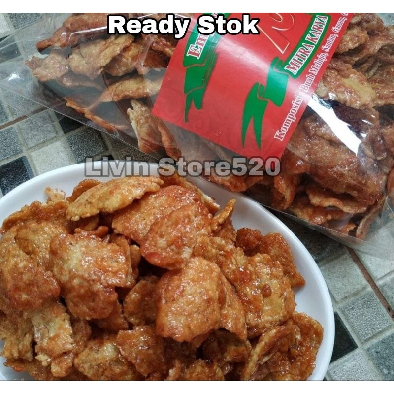 

HALAL/Snack/Cemilan Premium Emping Pedas Manis 450gr Vegetarian