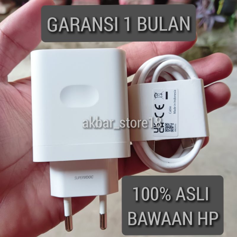 Charger Oppo original copotan 33watt supervooc