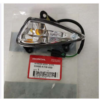 33400-KTM-850 Sein Reting Winker Depan Kanan Honda Supra X 125 old lama Tromol  Cakram Batman