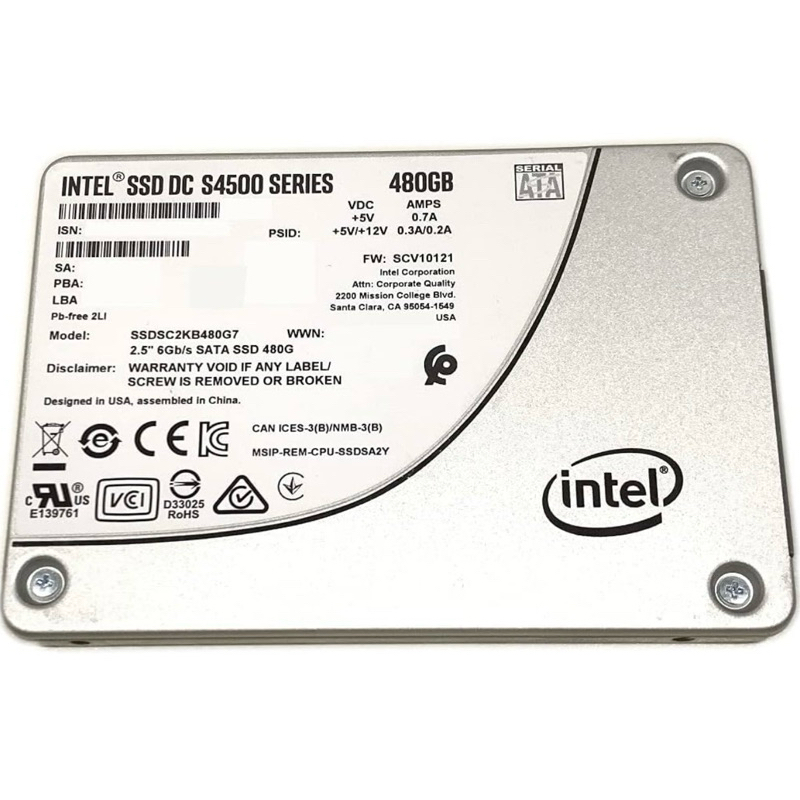 Intel SSD DC S4500 480gb series ssd data center ssd high end ssd berkualitas ssd bekas