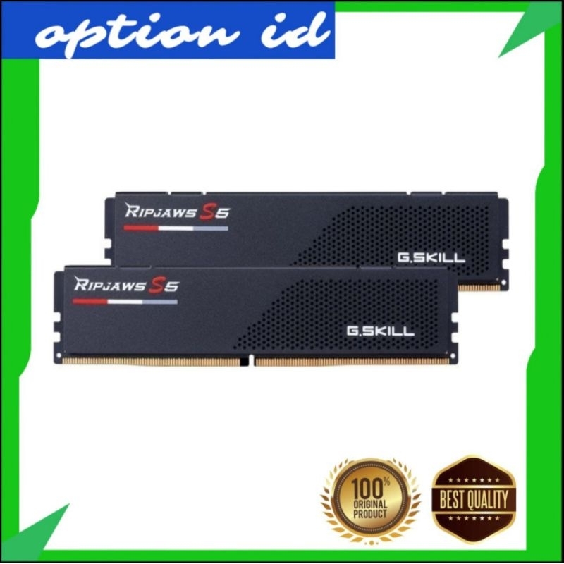 RAM GSkill RIPJAWS S5 64GB | G Skill 32GBx2 DDR5 6400 MHz J32G - Black