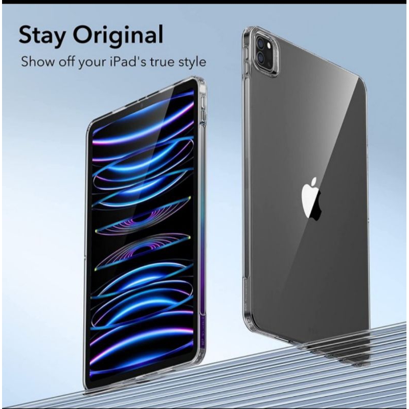 IPAD PRO 11 M2 ULTRA THIN SOFTCASE BLACK COVER CLEAR