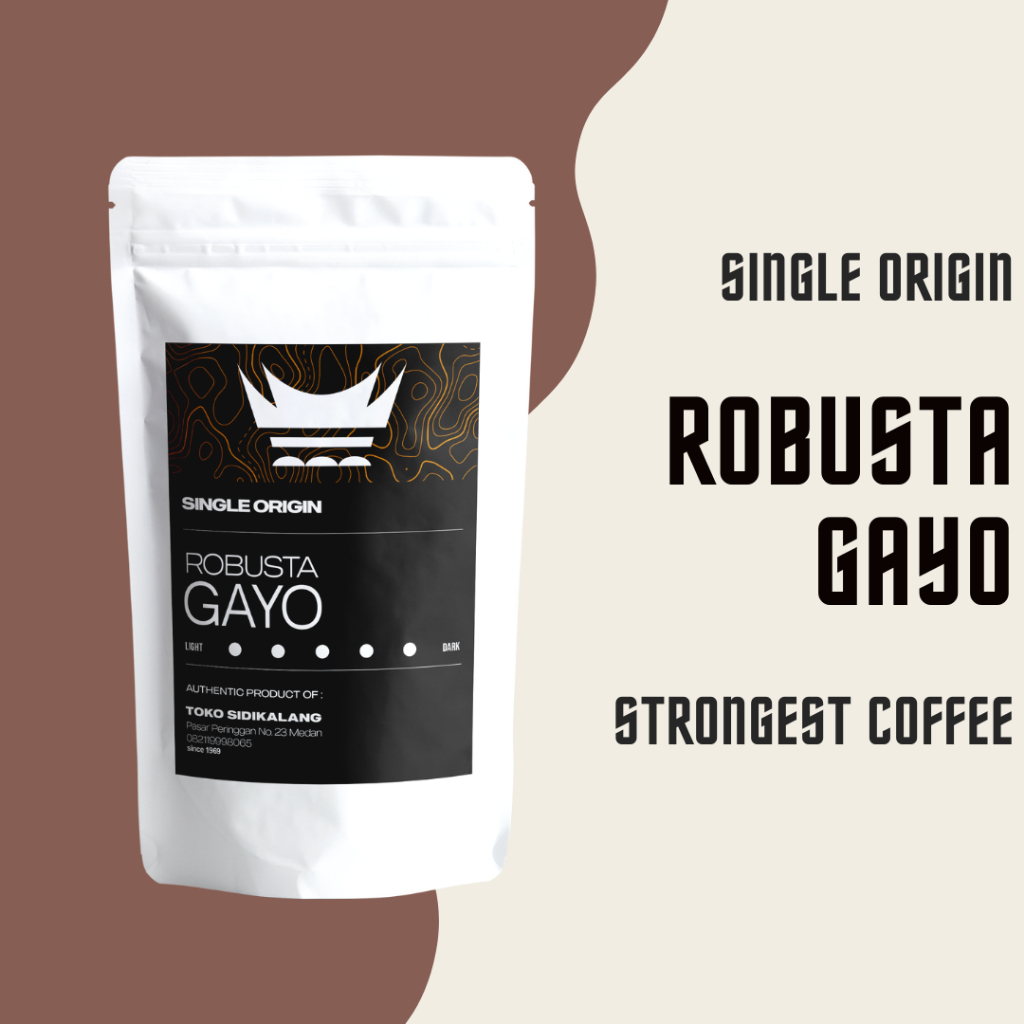 

Kopi Robusta Gayo Grade 1 Cap Rumah Adat 250 Gram