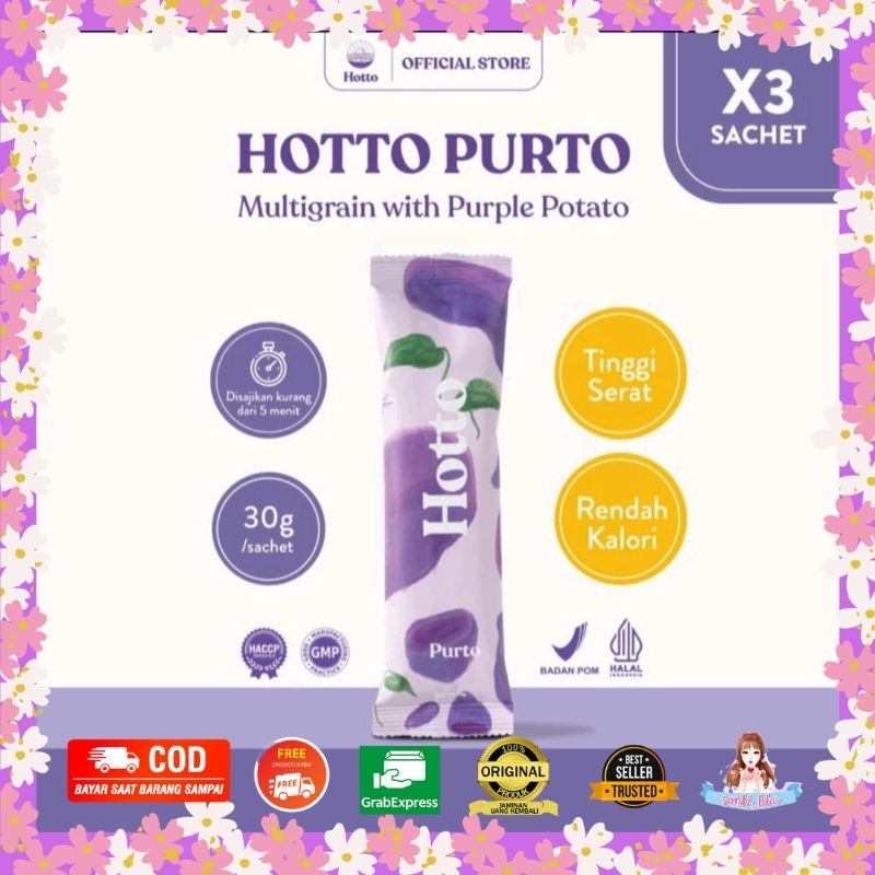 

HOTTO PURTO Multigrain with Purple Potato - Sachet