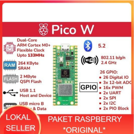Unik Raspberry Pi Pico W - Wireless Limited