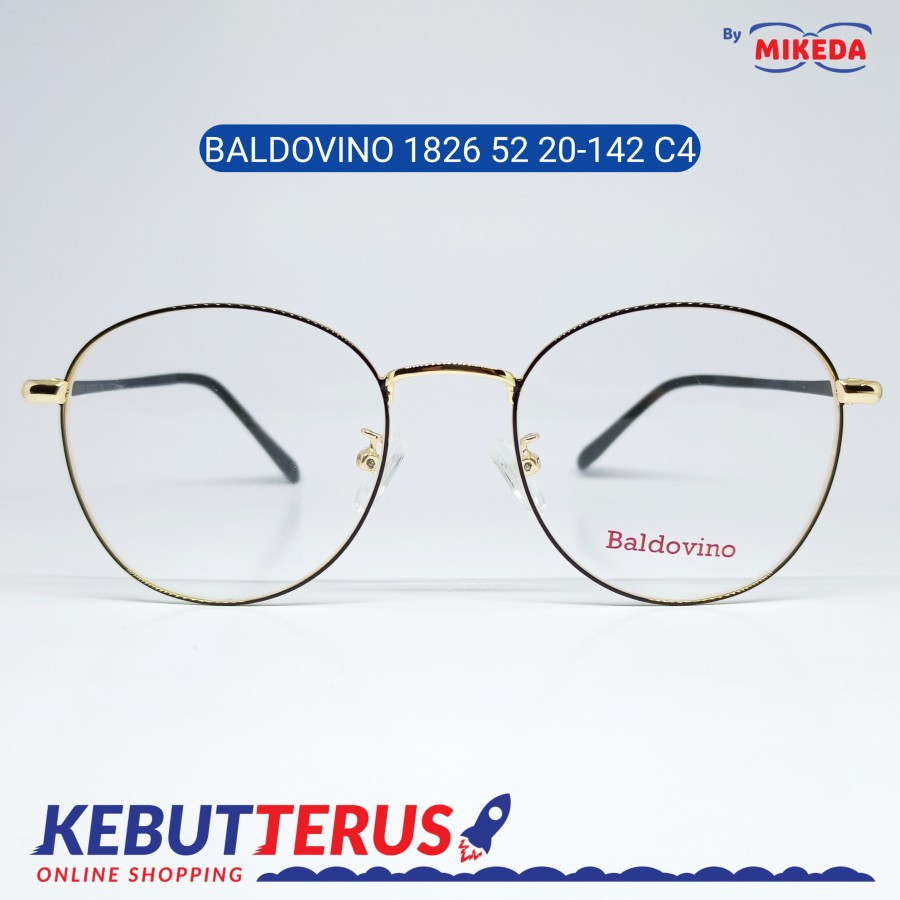 Mikeda-FRAME KACAMATA BALDOVINO 1826 C4 + LENSA(MINUS/CYLINDER)