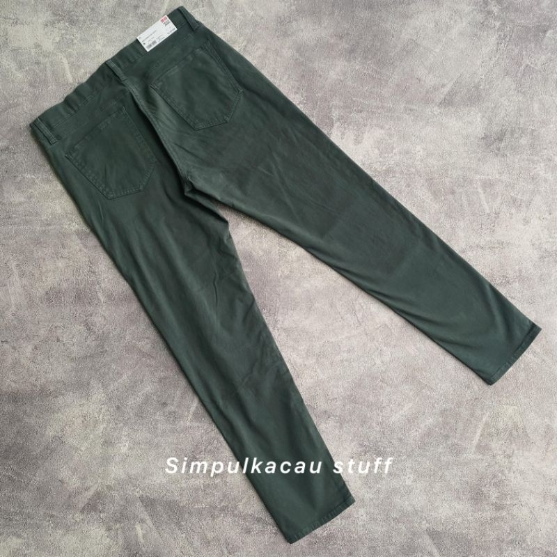 Uniqlo Jeans Ultra Strech Dark Green