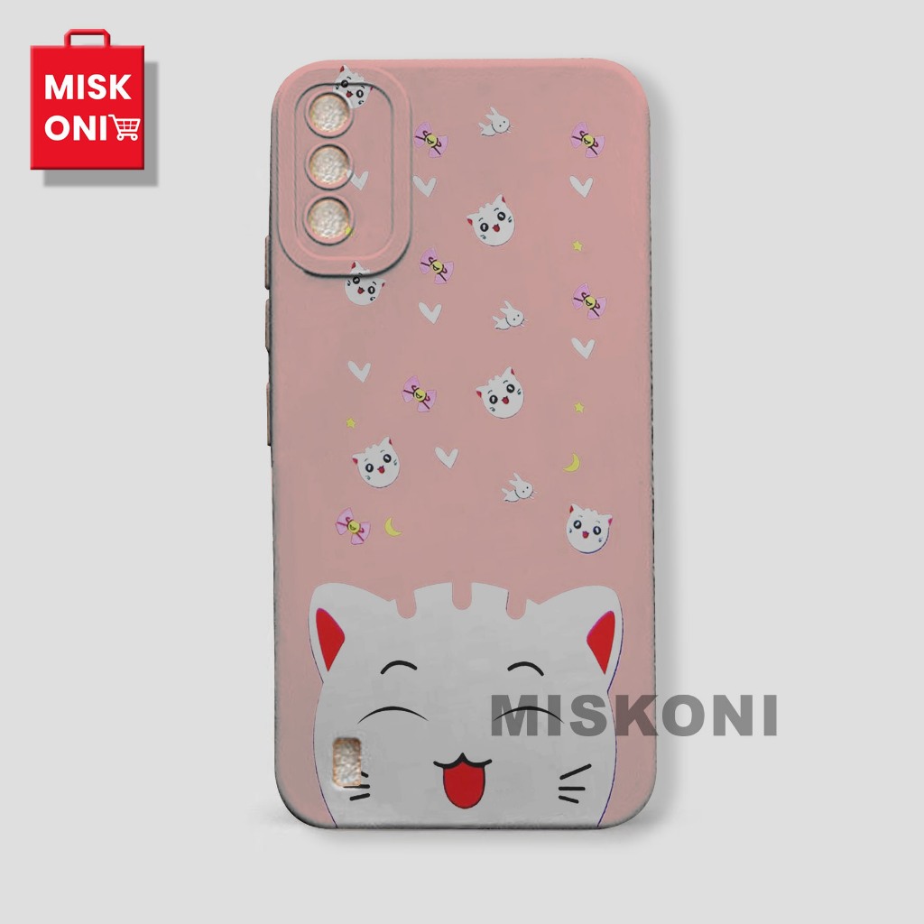 Case Itel A26 Terbaru 2023 - Motif Cat - YG40 - Cover Sillicone - TPU Sofcase Procmaera ITEL A26