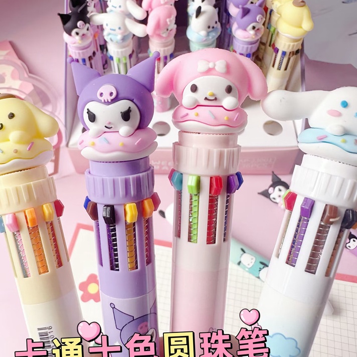 

Promo PULPEN SANRIO 10 WARNA TEKAN / BALLPOINTCINNAMOROLL MELODY KUROMI 10 WARNA KUROMI