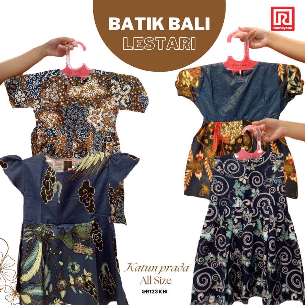 DRESS ANAK BATIK BALI LESTARI