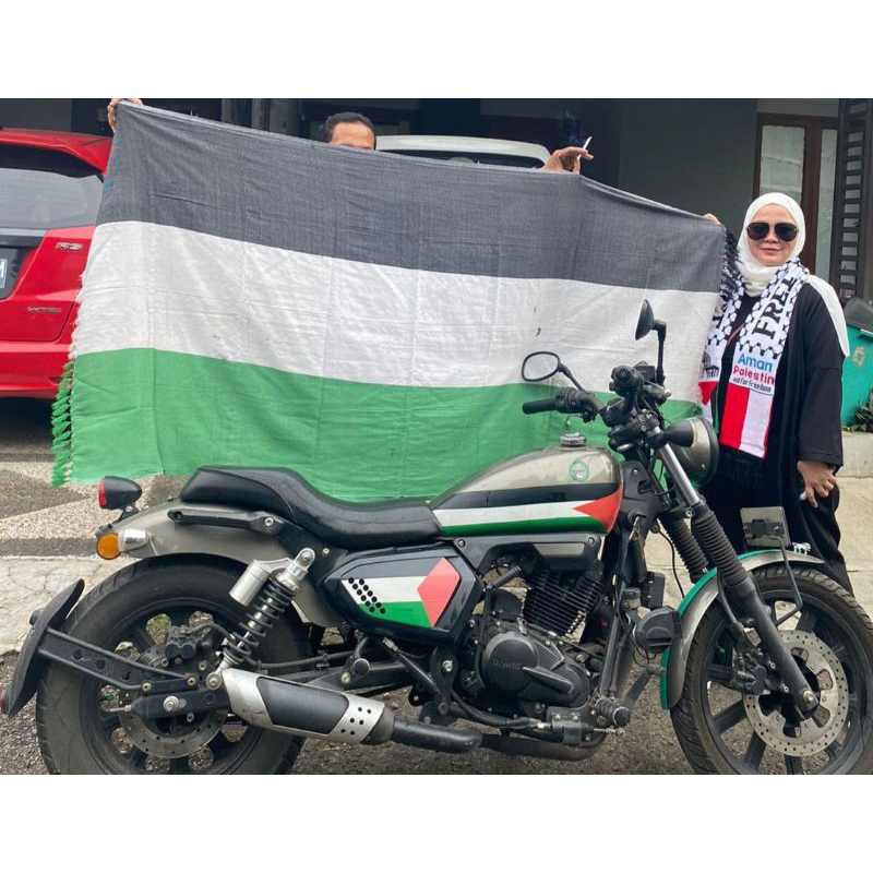 SORBAN PANJANG PALESTINA MOTIF DOBBY SORBAN IMAMAH SORBAN POLOS PANJANG
