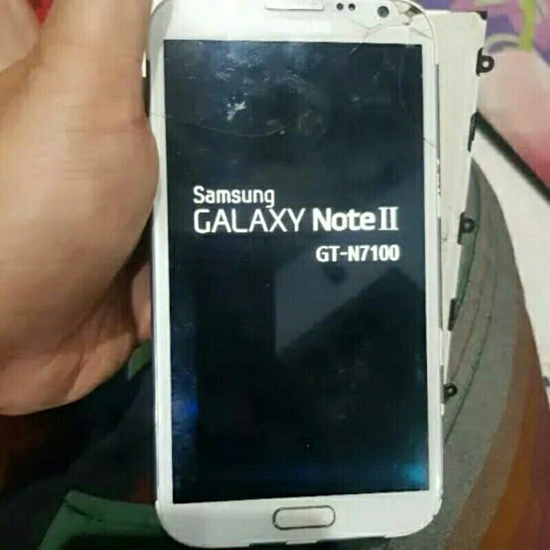 lcd ts hp samsung Note 2 Gt n7100 lcd ori cabutan normal OK
