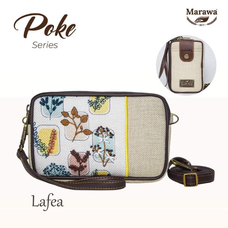 Marawa - Dompet Selempang Wanita Etnik Series Poke Terbaru