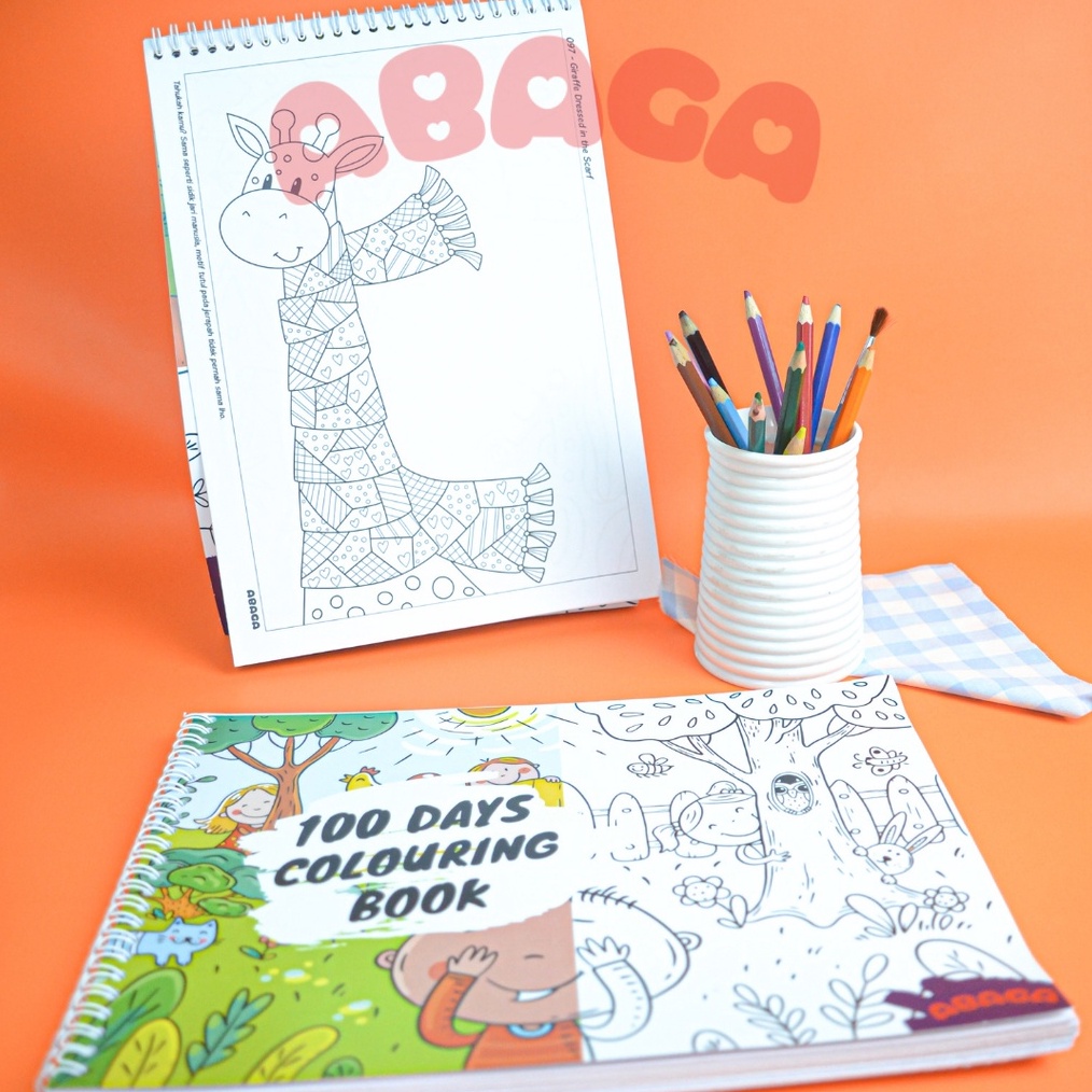 

BRANDS FESTIVAL 100Tema Gambar Mewarnai Anak, Isi Waktu Luang Usir Bosan, Puas - 100Days Coloring Book Art Hobby !!!