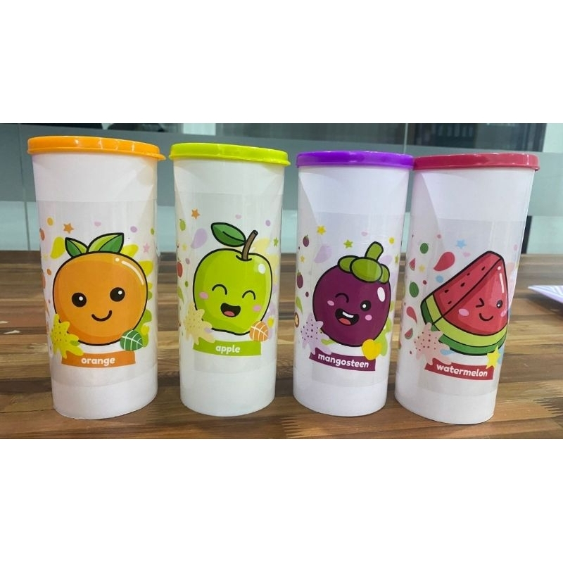 GELAS MINUM TUTUP FRUITAMIN BYGY 750ML/GELAS UNIK