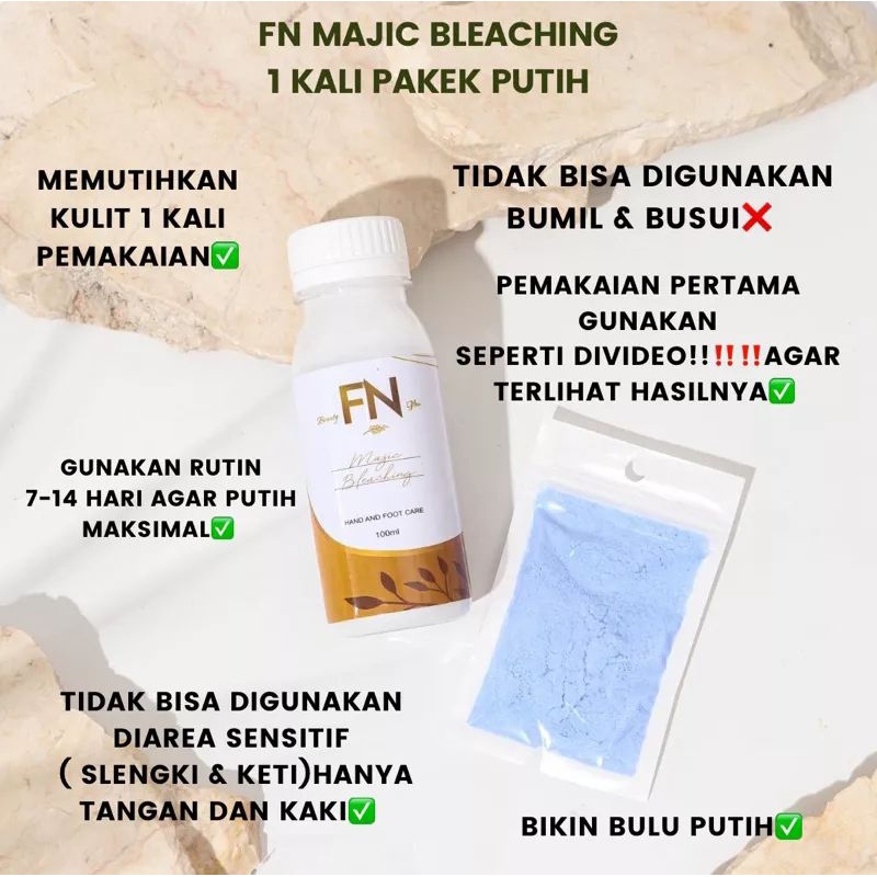 MAGIC BLEACHING 2X LEBIH PUTIH FN BEAUTY GLOW