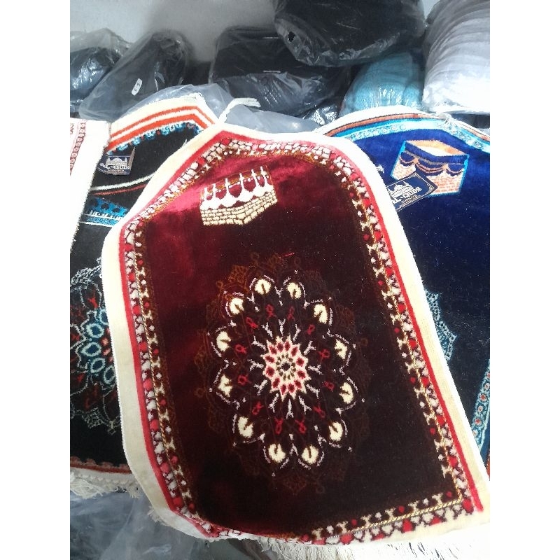 sajadah kecil kepala turkey alquds/sajadah turkey